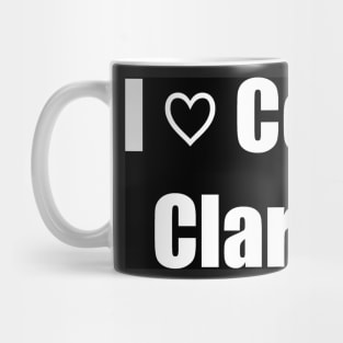 I Love Contra Clarinet Mug